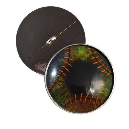 Frankenstein Monster Sew-On Button Glass Eyes