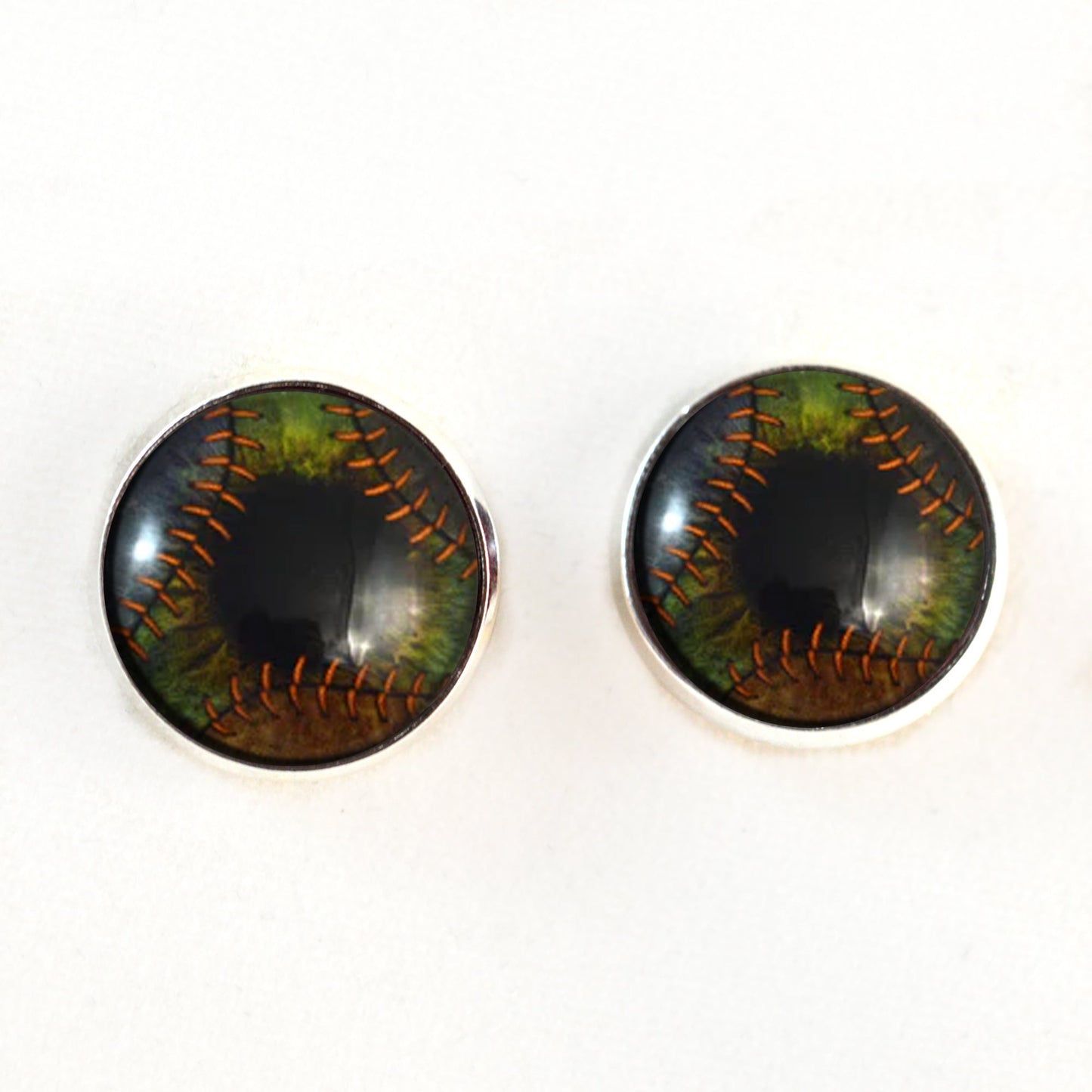 Frankenstein Monster Sew-On Button Glass Eyes