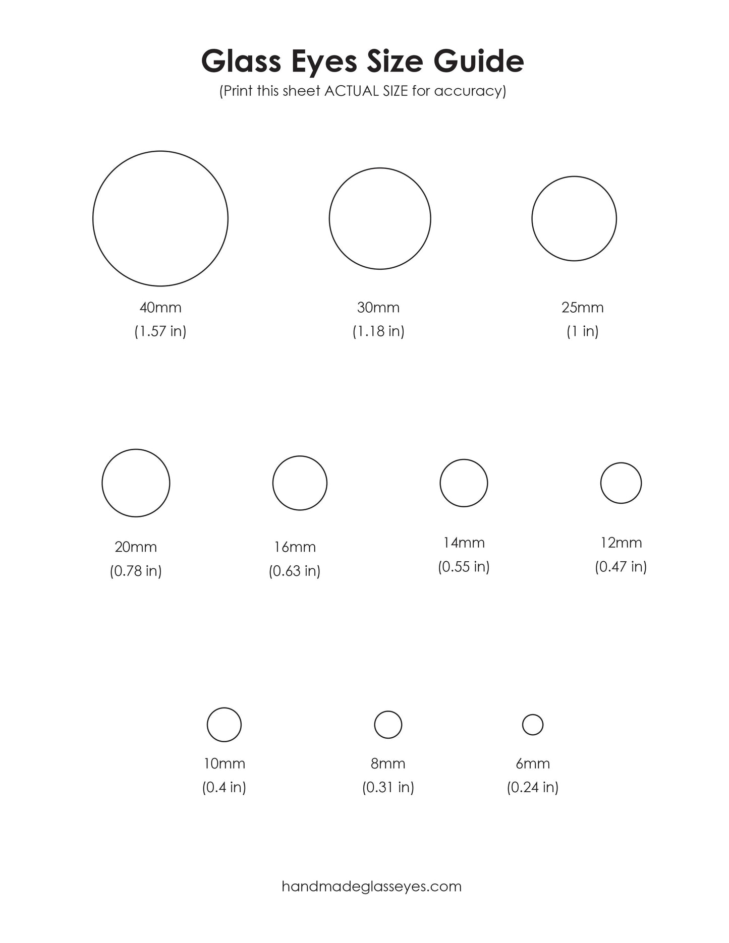 Creepy Chucky Doll Horror Sew-On Button Glass Eyes