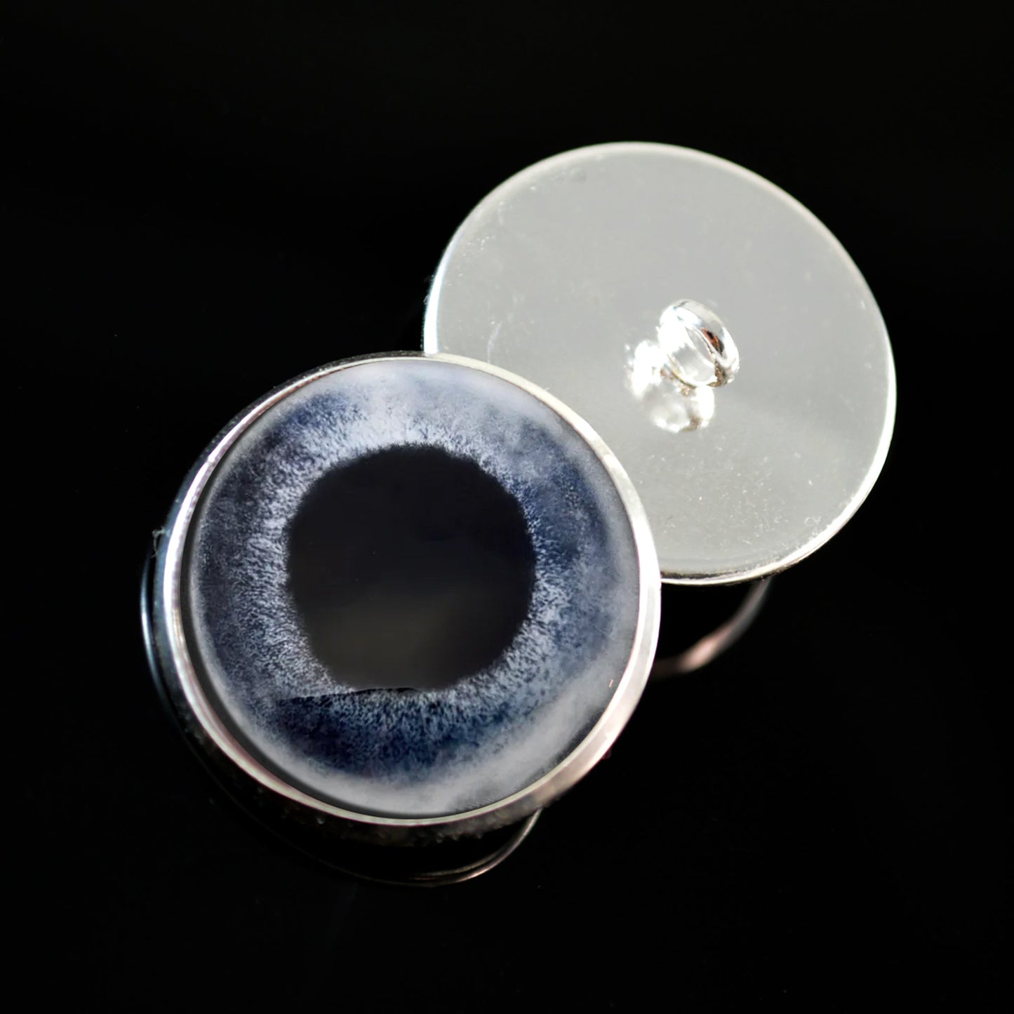 Hammerhead Shark Inspired Sew-On Button Glass Eyes