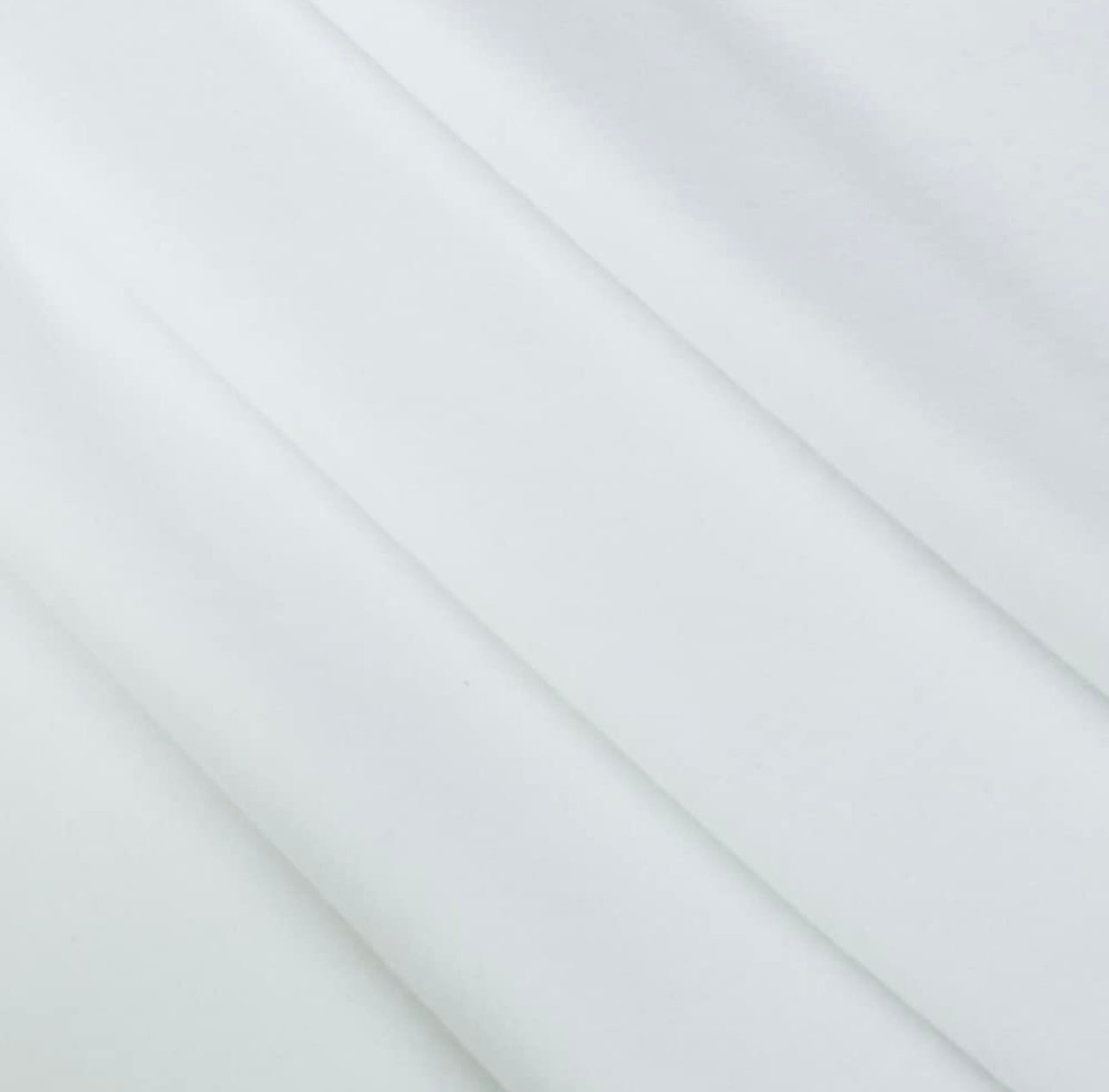 Premium White Sweatshirt Fleece Fabric – 70" Wide, 20 Oz