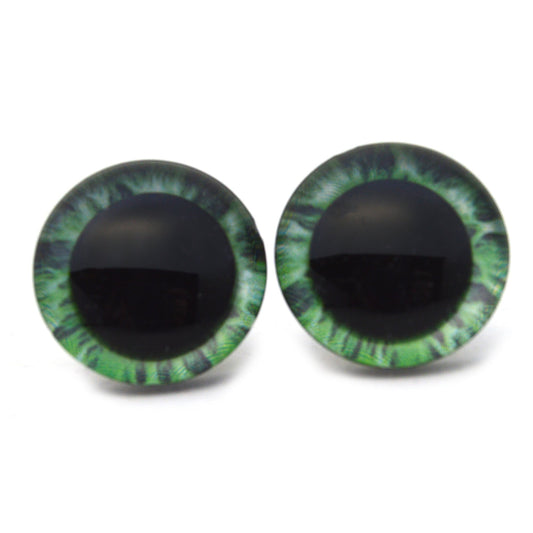 Intense Green Human Plastic Safety Eyes