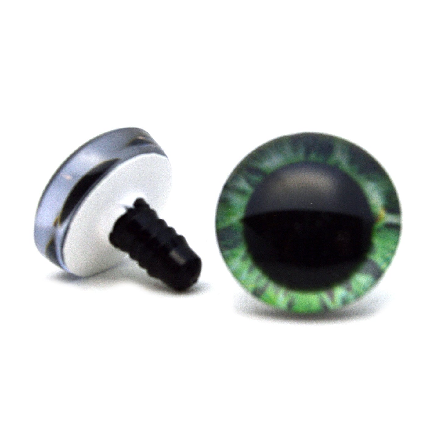 Intense Green Human Plastic Safety Eyes