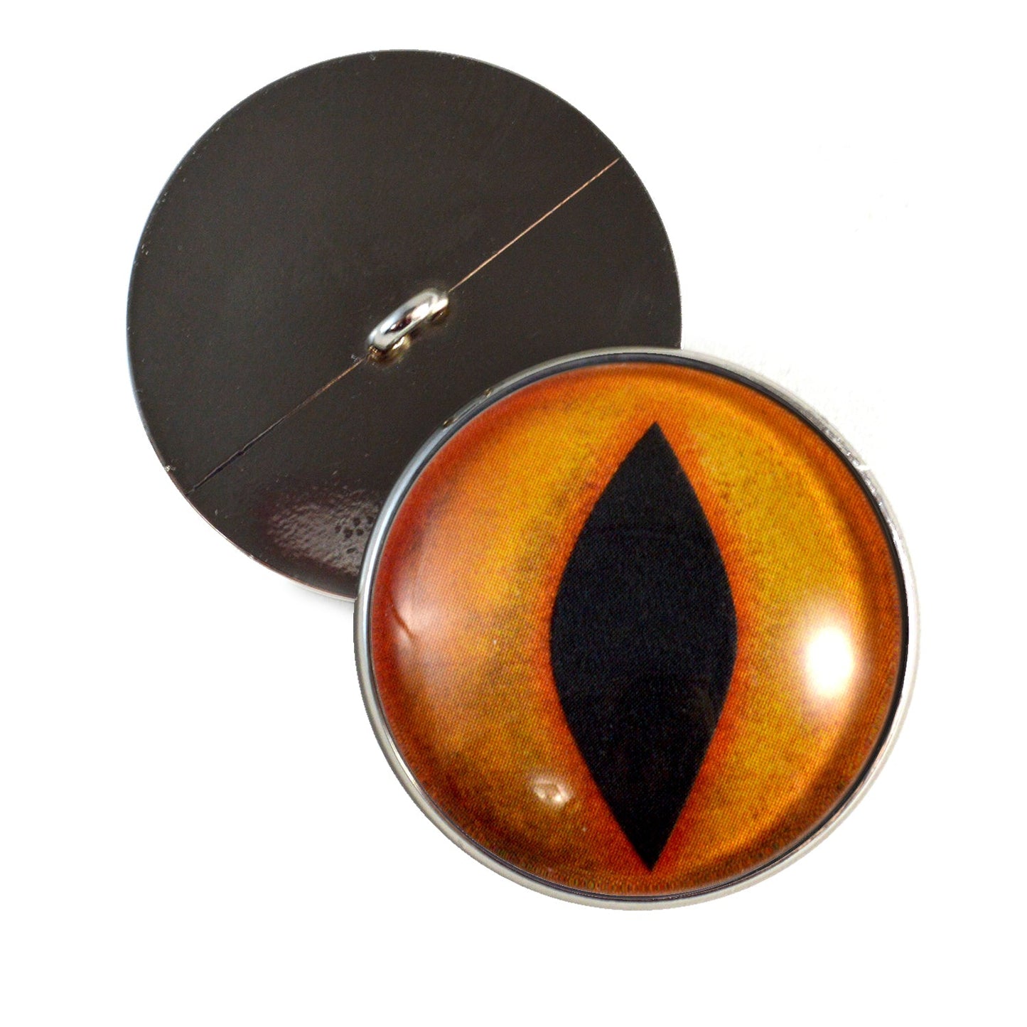 Legendary Devil Sew-On Button Glass Eyes