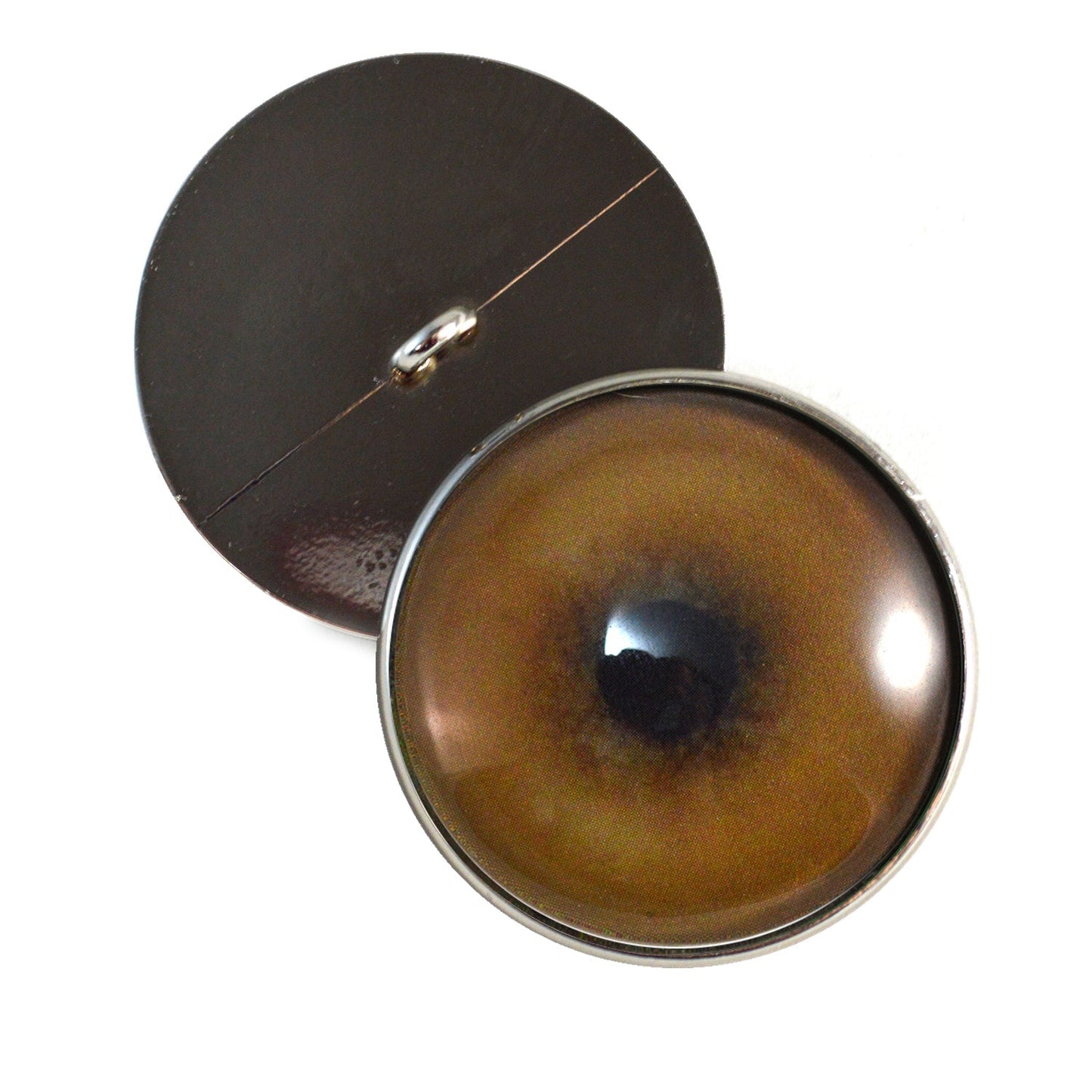 Lion Sew-On Button Glass Eyes