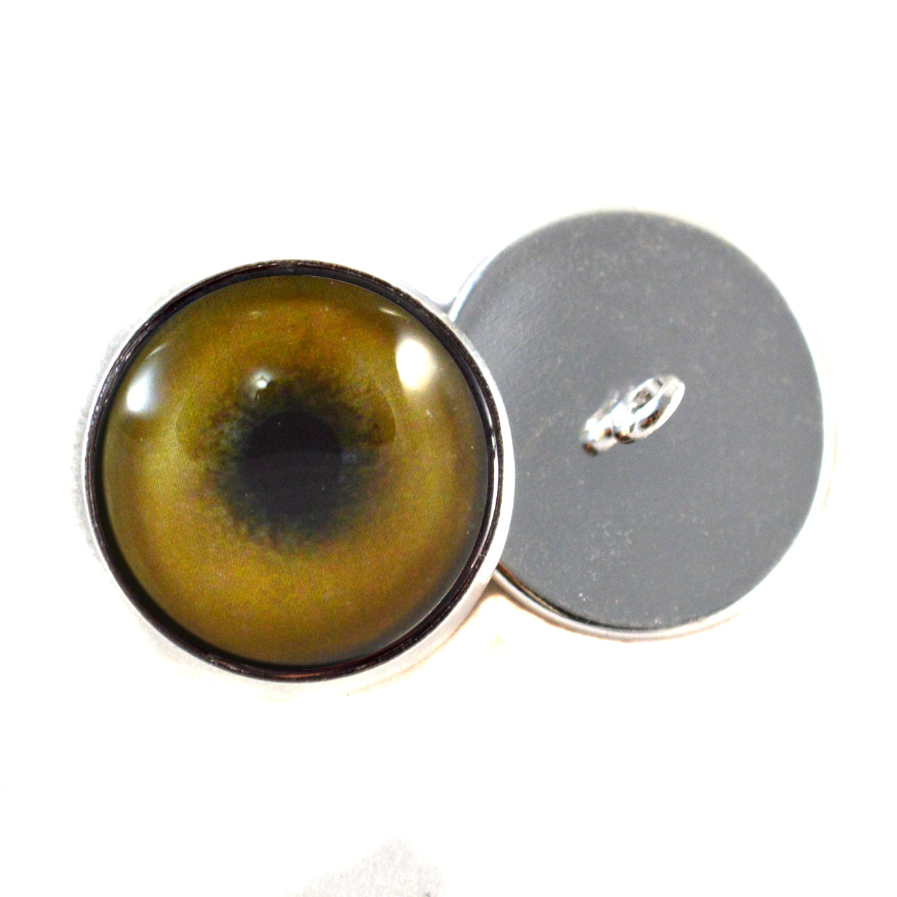 Lion Sew-On Button Glass Eyes