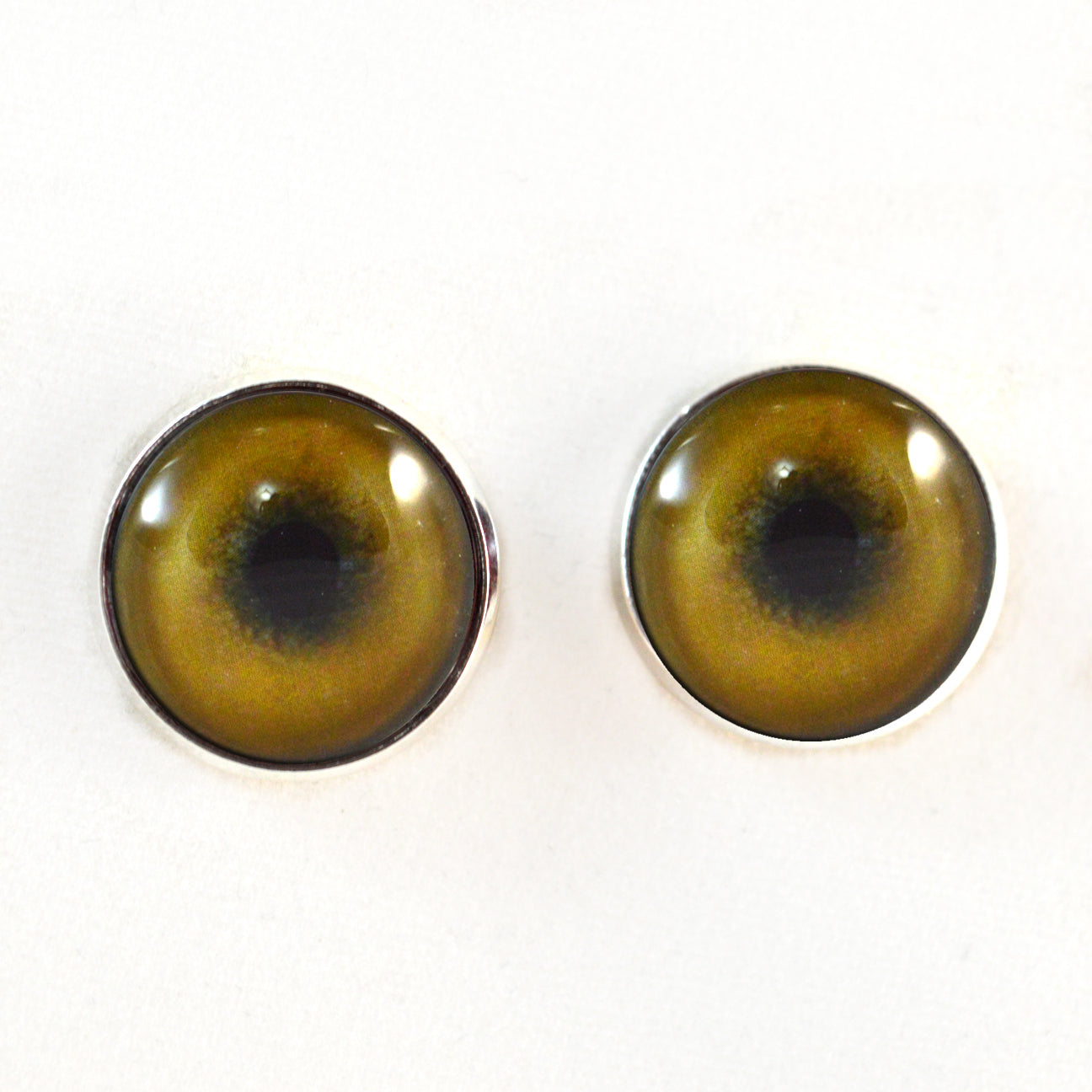 Lion Sew-On Button Glass Eyes