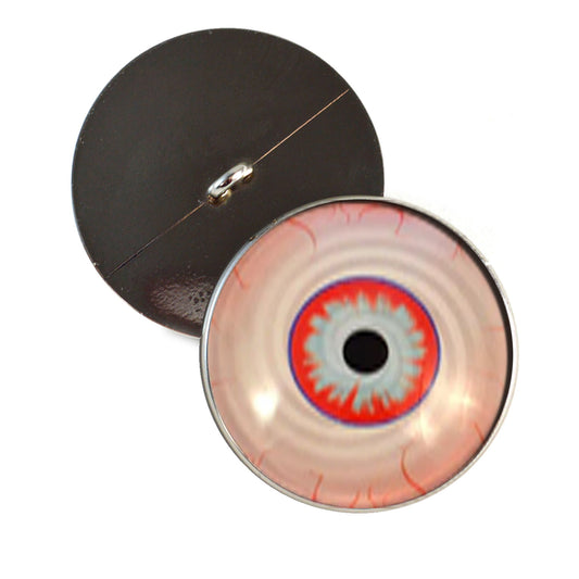 Manic Scary Clown Horror Sew-On Button Glass Eyes