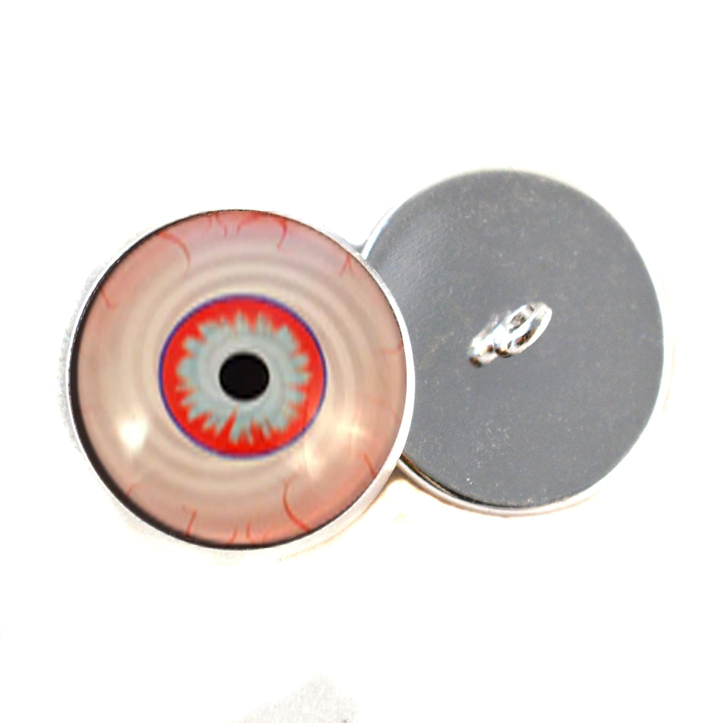 Manic Scary Clown Horror Sew-On Button Glass Eyes