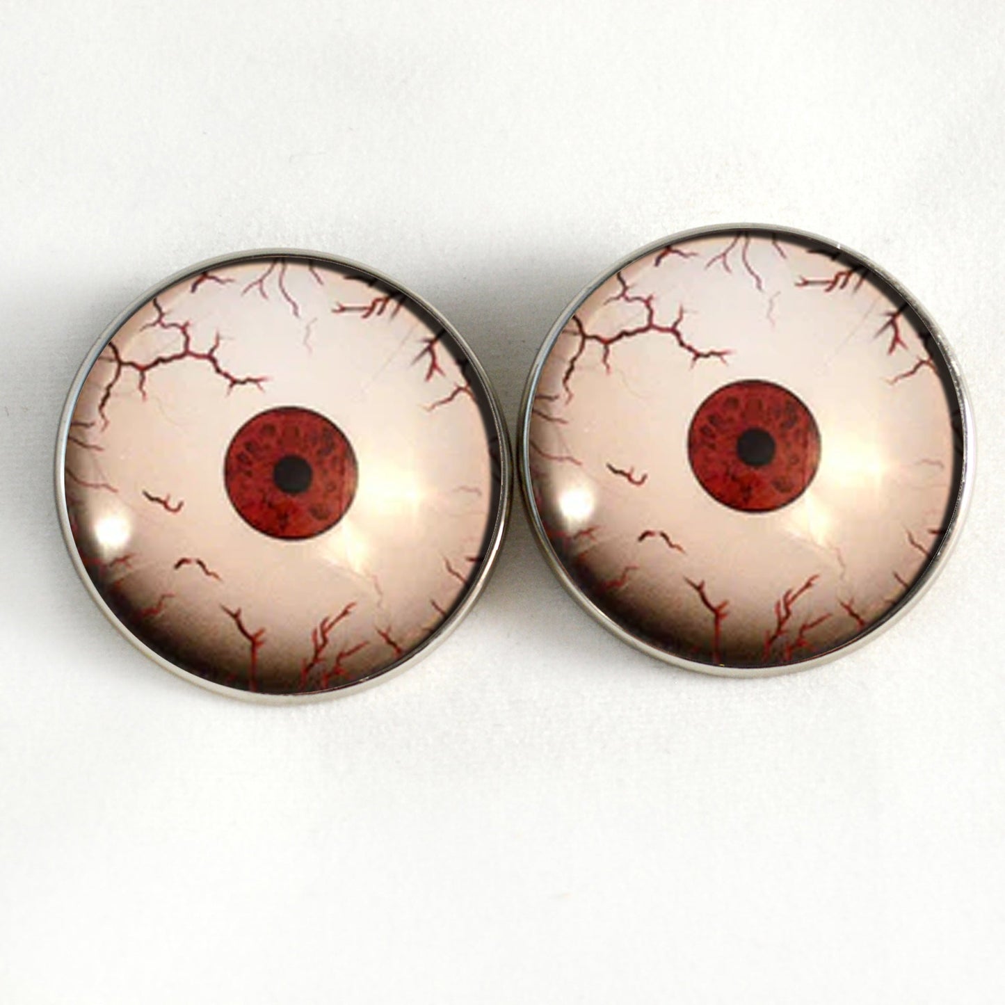 Crazy Mars Martian Sew-On Button Glass Eyes