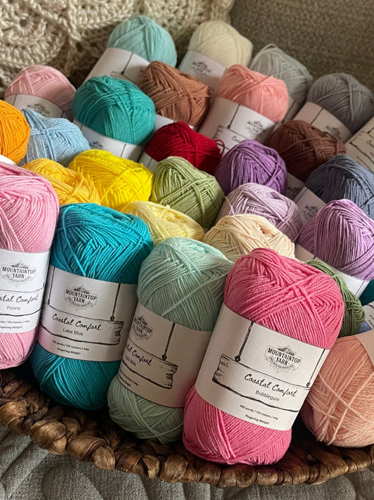 Coastal Comfort - Cotton and Acrylic Blend Yarn