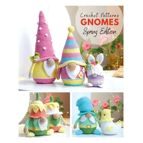 Crochet patterns Gnomes Spring edition