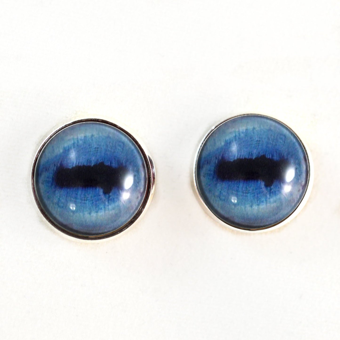 Blue Goat Sew-On Button Glass Eyes