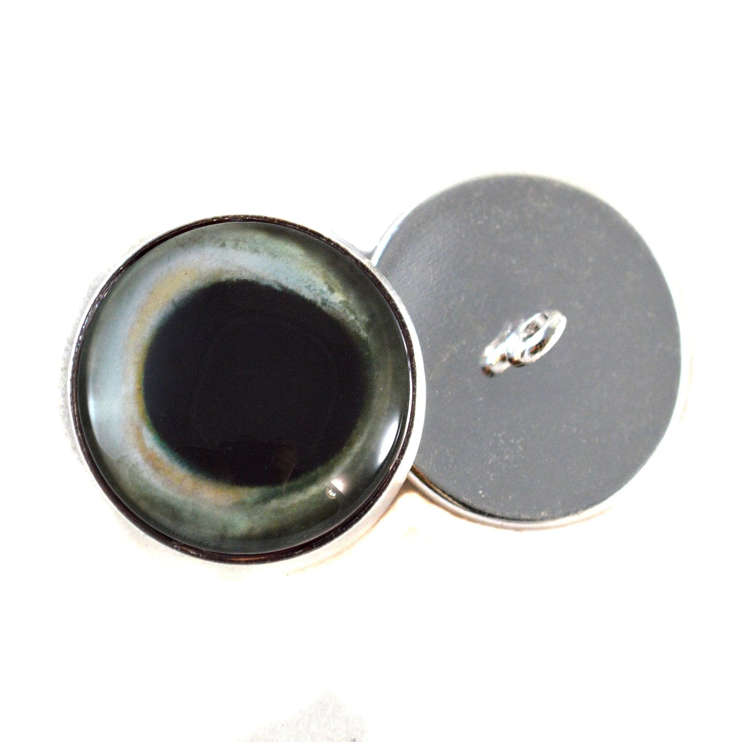 Skipjack Tuna Fish Sew-On Button Glass Eyes