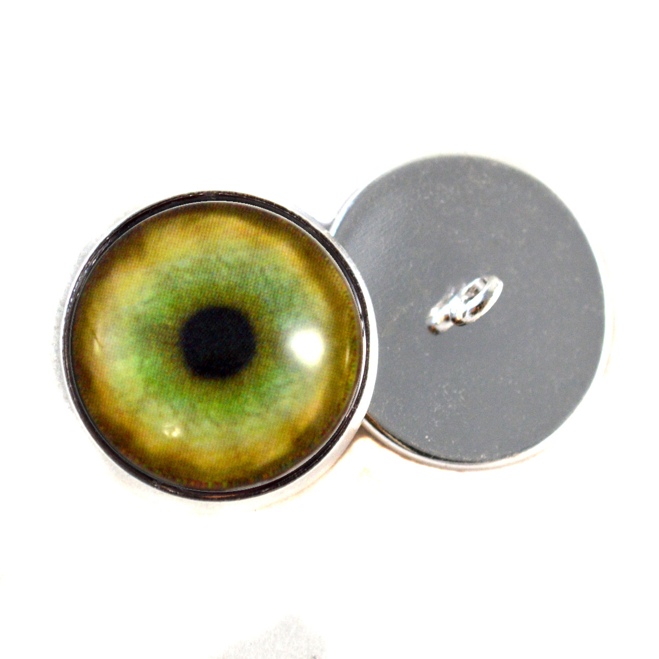 Tiger Sew-On Button Glass Eyes