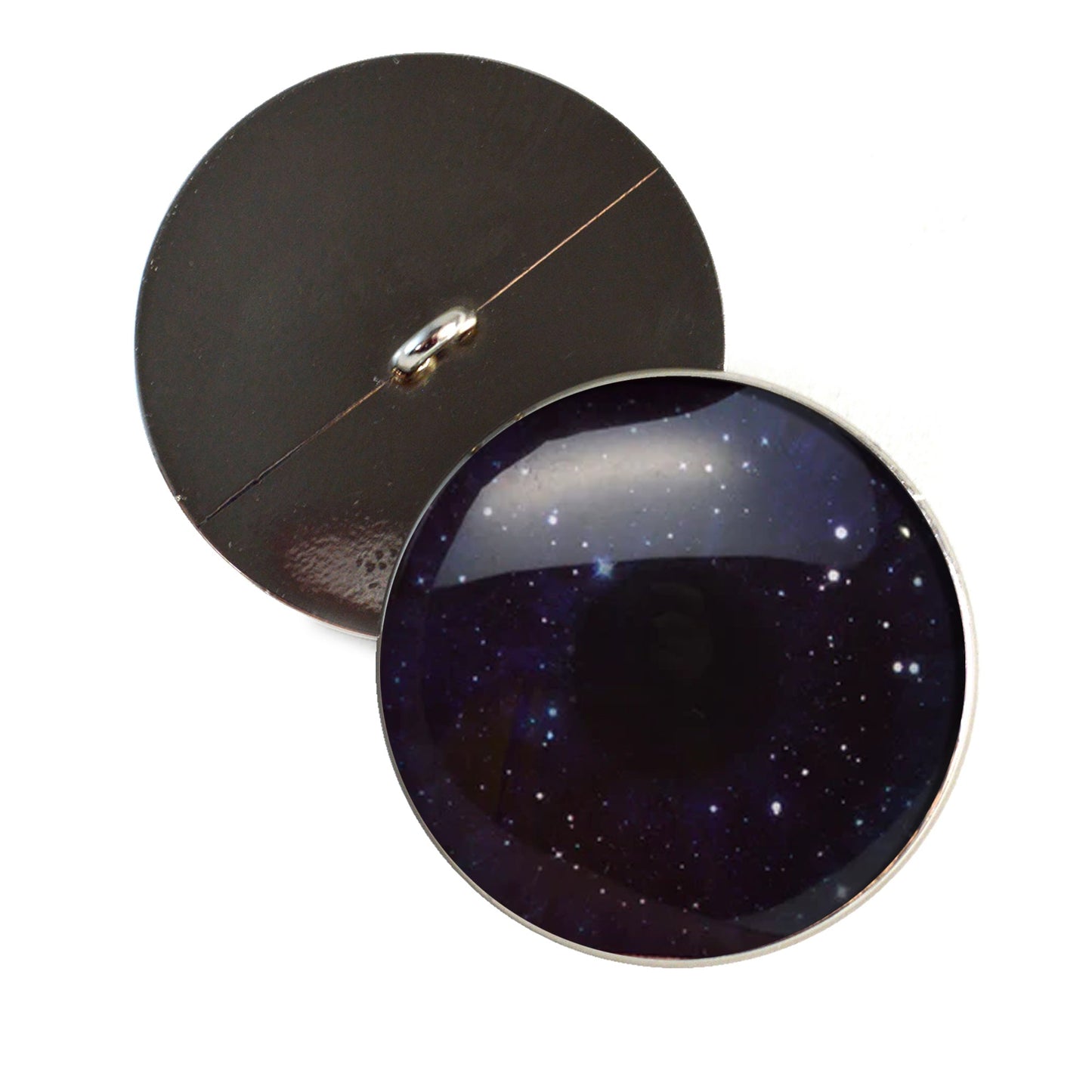 Twinkling Star Night Sky Sew-On Buttons Glass Eyes