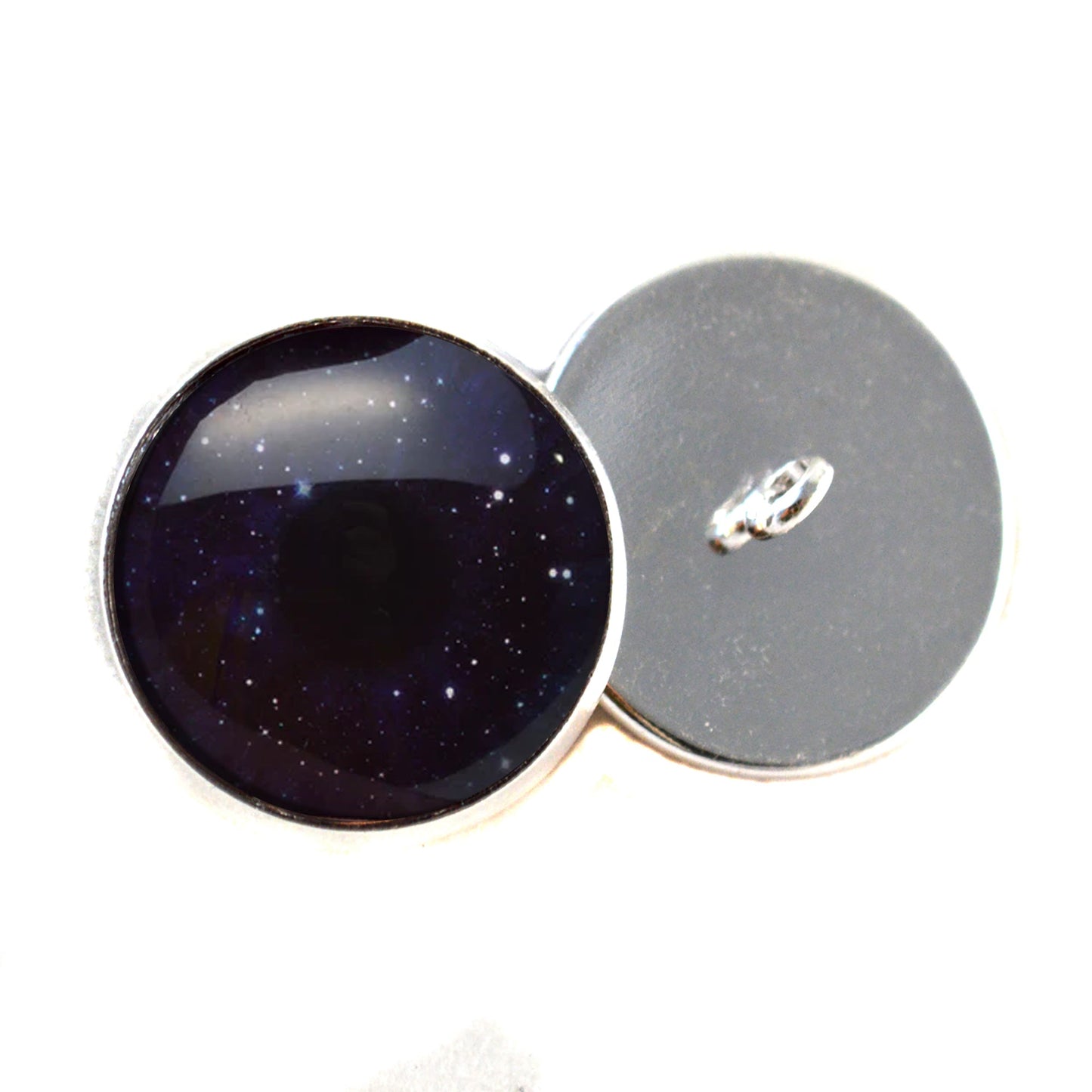 Twinkling Star Night Sky Sew-On Buttons Glass Eyes