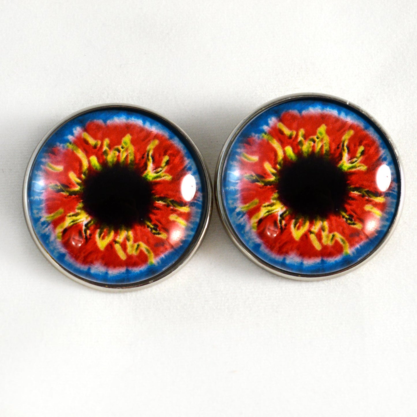 Watercolor Art Sew-On Button Glass Eyes