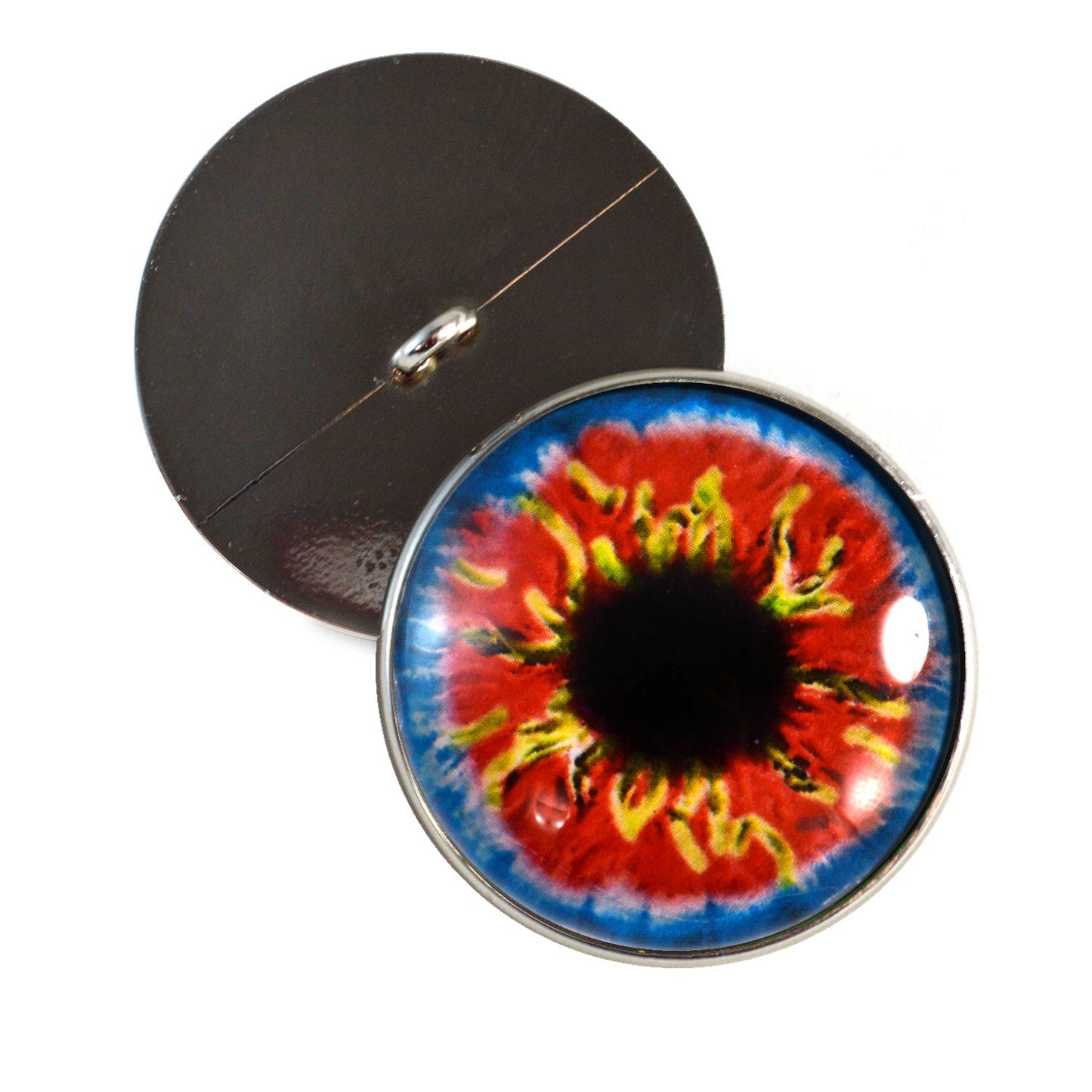 Watercolor Art Sew-On Button Glass Eyes