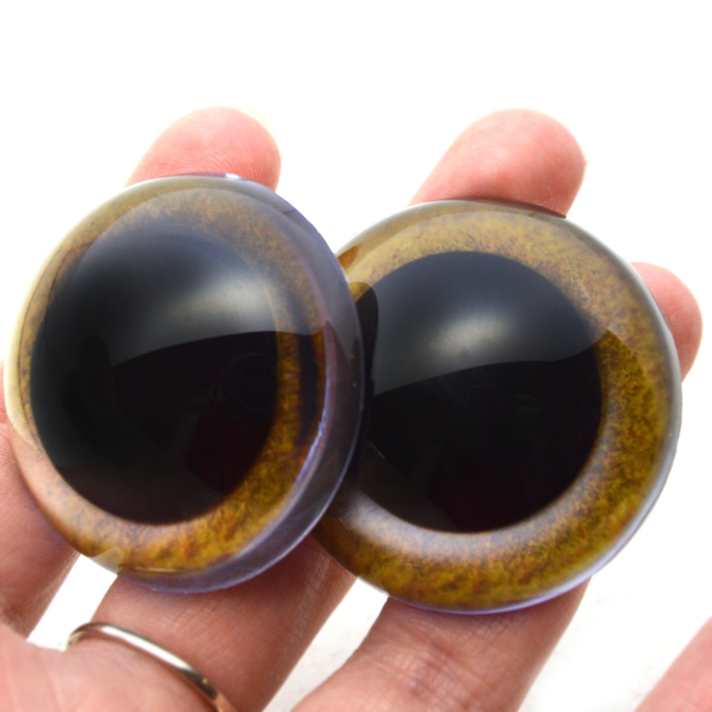 Yellow Owl Plastic Bird Safety Eyes