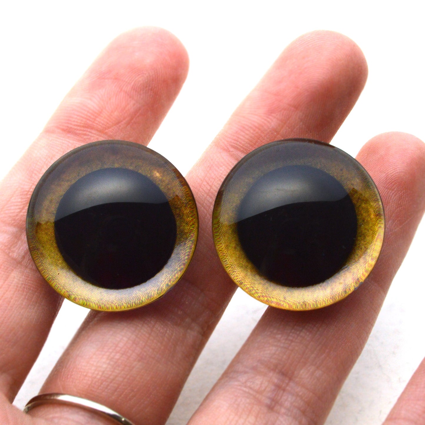 Yellow Owl Plastic Bird Safety Eyes